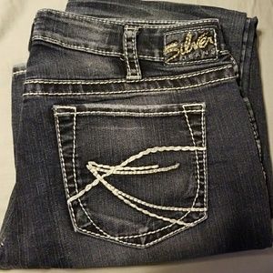 Silver jeans
